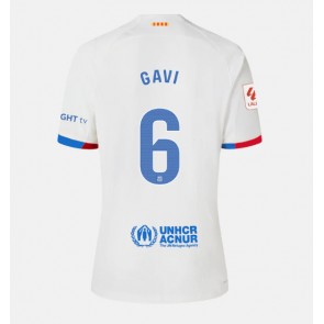 Barcelona Paez Gavi #6 Replica Away Stadium Shirt for Women 2023-24 Short Sleeve